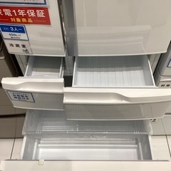 【家電1年保証】Panasonic 2024年製の6ドア冷蔵庫　451Lの画像