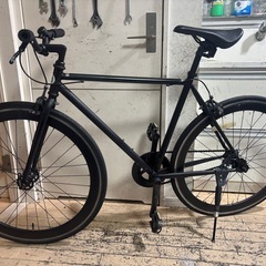 ブラック ピストバイク　700cの画像