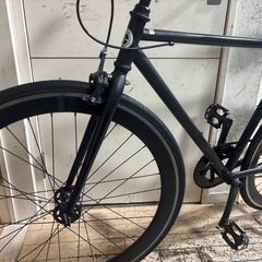 ブラック ピストバイク　700cの画像