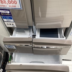【家電6ヶ月保証】MITSUBISHI 2019年製の6ドア冷蔵庫　462Lの画像