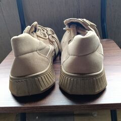 新品 26.5cm メンズ スニーカー ブラウン 厚底 シューズ 識別番号:【N516-S】の画像