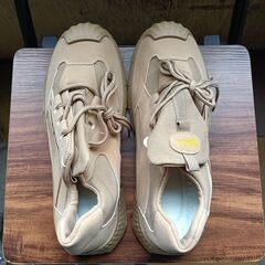 新品 26.5cm メンズ スニーカー ブラウン 厚底 シューズ 識別番号:【N516-S】の画像