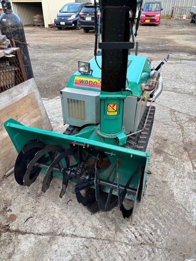 WADO SS105H 除雪機 実働 パワフルです