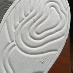 新品 26cm メンズ スニーカー ホワイト 厚底 シューズ 普段着 識別番号:【N517-S】の画像