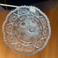 ボヘミアグラス　花瓶の画像