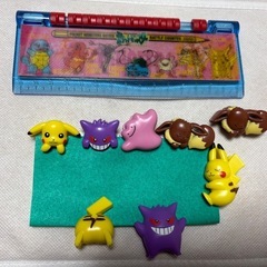 ポケモンのクリップとものさしの画像