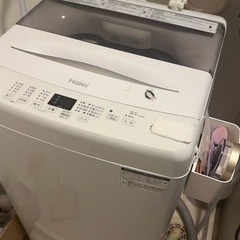 Haier ハイアール JW-U55B-W 全自動洗濯機 5.5kg しわケア除菌コース搭載 静音設計の画像