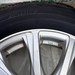 ヨコハマ スタッドレスタイヤ 175/65R15 ホイール付き 4本セット（2017年製）の画像