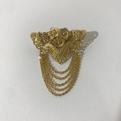 ブローチ ゴールド シルバー 4個セットの画像