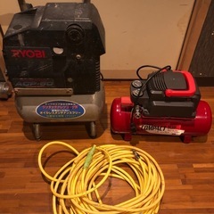 エアコンプレッサー。2台。の画像