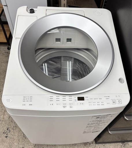 アイリスオーヤマ 洗濯機 8.0kg（ITW-80A01-W / 2023年製）  ? 配達・設置対応 / 長期保証あり  ✨ ほぼ新