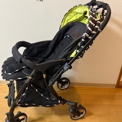 【Pigeon ベビーカー】軽量・折りたたみOK✨動作良好／おまけ付き🎁（Combiおしりふきウォーマー＋防寒カバー）／引き取り限定の画像