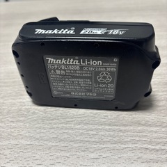 Makita 18V 6.0Ah 2.0Ah バッテリー 2つセットの画像