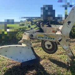スガノ プラウ OYS14-16×1 トラクター 1連 取付 作業機 鋤 白い農機 脱着 パーツ 畑 スキ 土地改良 中古 配送可の画像