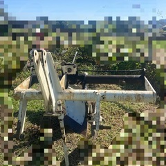 スガノ プラウ OYS14-16×1 トラクター 1連 取付 作業機 鋤 白い農機 脱着 パーツ 畑 スキ 土地改良 中古 配送可の画像