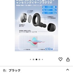 新品　耳栓　２つセットの画像