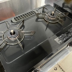 リンナイ　ガスコンロ　KG34NBKL ガステーブルの画像