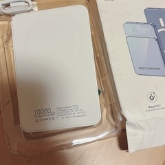 【新品未使用】10000mAh ワイヤレス急速充電モバイルバッテリ 一、LEDディスプレイ付きポータブル磁気モバイルパワー、iPhone 15/14/13/12/Pro/Mini/Pro Max対応の画像