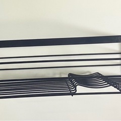 食器水切りカゴ　（本体　ブラックワイヤー）の画像