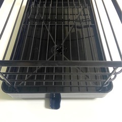 食器水切りカゴ　（本体　ブラックワイヤー）の画像