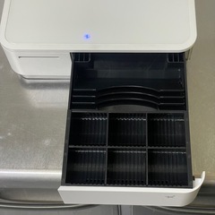 エアレジ スター精密 mPOP レシートプリンター内蔵 キャッシュドロア ホワイト POP10 WHT エアレジ ユビレジ スマレジ Shopify POS等対応  の画像