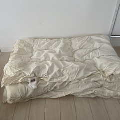 ニトリ　布団カバー　布団　掛け布団の画像