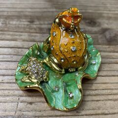 PIEARTH ピアース ジュエリーボックス 宝石箱 カエルの王様 KING FROGの画像