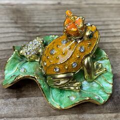 PIEARTH ピアース ジュエリーボックス 宝石箱 カエルの王様 KING FROGの画像