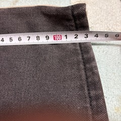 中古　白のライン入りデニムジーンズの画像