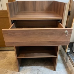 レジ台 カウンターレジ台 美品の画像