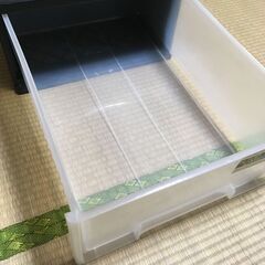  【引き取り限定。置き配。越前市】ファンシーケース　幅43cm×奥64cm×高23cmの画像