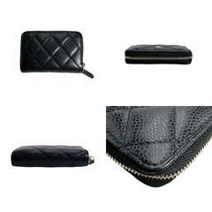 シャネル AP0216 コインケース ブラック  CHANEL マトラッセの画像