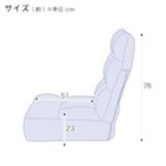 つながるポケットコイル座椅子の画像