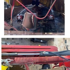 ディスクモア ニューホランド rotor4 モア 4連 G＆S ジョイント トラクター 取付 3点リンク 牧草 刈取 開閉 作業幅 約1700ｍｍ 中古 引き取り限定の画像