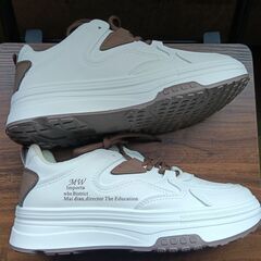 新品 25cm レディース スニーカー ホワイト シューズ 靴 カジュアル 識別番号:(935-Z)の画像