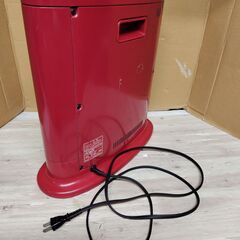 正常作動品　暖房器具 スチーム付電気ストーブ【National】FE-08A1E 赤 スチームの画像