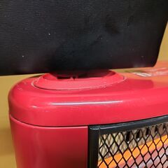 正常作動品　暖房器具 スチーム付電気ストーブ【National】FE-08A1E 赤 スチームの画像