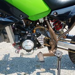 Kawasaki KSR110（143cc）カスタムベース車の画像