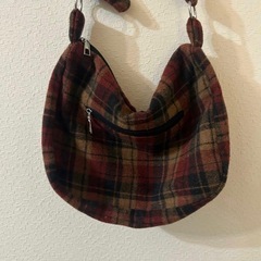 赤 えんじ ショルダーバッグ の画像