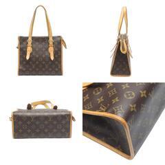 ルイヴィトン M40007 トートバッグ ブラウン  LOUIS VUITTON ポパンクール・オ モノグラムの画像