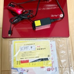 美品 NEC レッド Corei7 16GB 500GB SSD Office2024 Windows11 ノートパソコン 新品バッテリーの画像
