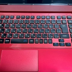 美品 NEC レッド Corei7 16GB 500GB SSD Office2024 Windows11 ノートパソコン 新品バッテリーの画像