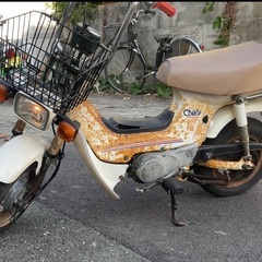 低走行☆レストアベース実働シャリー☆2ストスポーツ系なら交換可能の画像