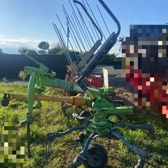 （2）スター ジャイロテッダ MGH2512 トラクター 取付 2連 牧草 集草 反転 撹拌 作業機 ジョイント付 中古 引き取り限定の画像