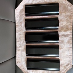 津軽塗りのおしぼり受けの画像