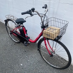 1744業界最長12ヶ月保証付！送料無料エリア多数！安全整備済み！電動自転車の画像