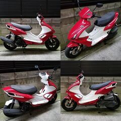 【倉庫整理/現状出品】ADIVA R125 外装カスタマイズ 要整備車輌★TRIX★東京/大田区の画像