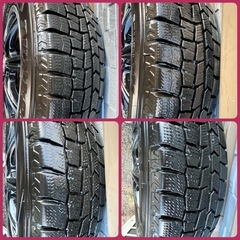 スタッドレスタイヤ！145/80R13！ウインターMAX02アルミホイールセット！激安！の画像