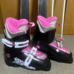 スキー３点セット　130センチの画像