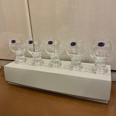 【ボヘミアガラス】5個セットの画像